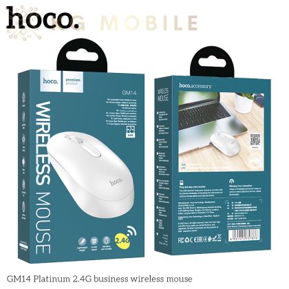 Безжична мишка HOCO GM14 - Бял