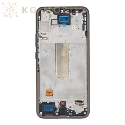 LCD Дисплей за Samsung Galaxy A34 5G A346 Graphite / Оригинален Service Pack - с рамка