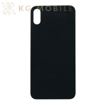 Заден капак за iPhone X  Big Hole / black, черен / OEM