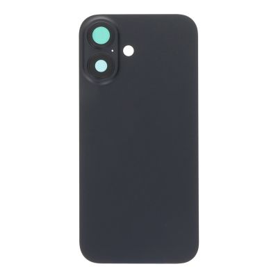 Заден капак за iPhone 16 оборудван + стъкло камера + метална пластина / black, черен / OEM 