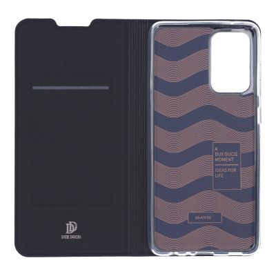 DUX DUCIS Skin Pro Елегантен Луксозен Калъф Тип Тефтер За Samsung Galaxy A72 5G - Black