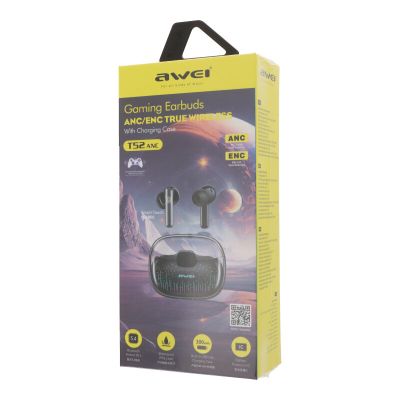 Безжични bluetooth слушалки AWEI T52 ANC Active