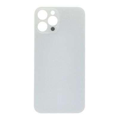 Заден капак за iPhone 12 Pro Max / Big Hole / Silver / OEM /