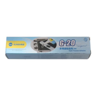 SUNSHINE 50ml G-20 Многофункционално супер силно лепило за LCD стъклени рамки, прозрачно