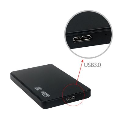 Кутия за 2.5-инчов SATA към USB 3.0 5Gbps твърд диск, черна