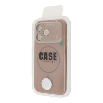 Кейс Acrylic Large Window за iPhone 17 Pro Max -  Coffee