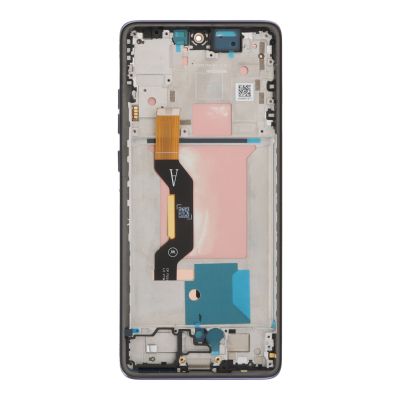 LCD Дисплей за Motorola Edge 60 Fusion / XT2503 / slipstream, синя рамка / Оригинален /