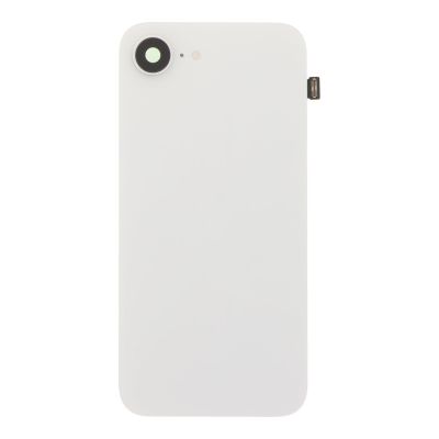 Заден капак за iphone 16e оборудван + стъкло камера + метална пластина + светкавица - Бял / OEM /