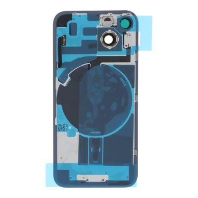 Заден капак за iphone 14 оборудван + стъкло камера + метална пластина / White ,бял / OEM 