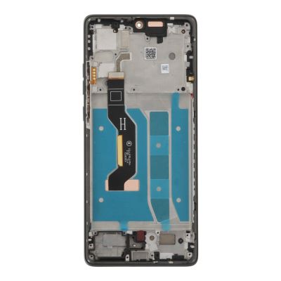 Оригинален дисплей за Motorola G85 5G / XT2427, urban grey, черна рамка ( Service Pack )