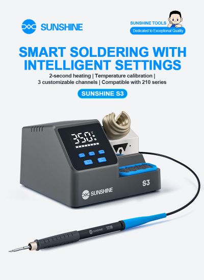 Станция за запояване SUNSHINE S3 60W , T210
