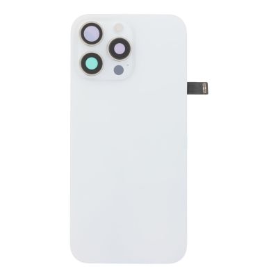 Заден капак за iPhone 16 Pro Max, оборудван / white titanium, бял /  OEM /