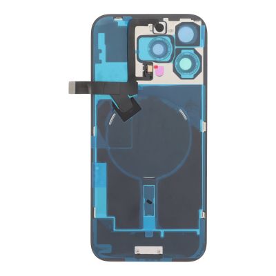 Заден капак за iPhone 16 Pro Max, оборудван / white titanium, бял /  OEM /