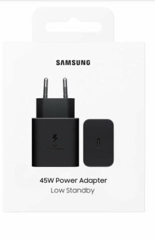 Зарядно Samsung Super Fast Charger EP-TA845XBE 45W, USB-C (Bulk), черен