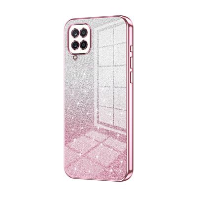 Силиконов Кейс Gradient за Samsung Galaxy A12 - Pink