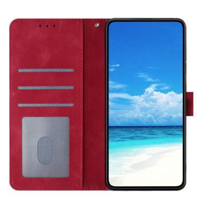 Leather Калъф Тип Тефтер За Samsung Galaxy A13 5G / A04S - червен
