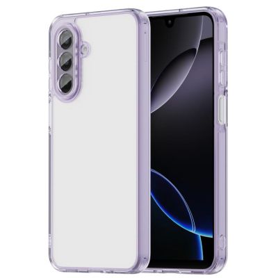 Силиконов Кейс Hybrid за Samsung Galaxy A17 4G / 5G - прозрачен, лилав