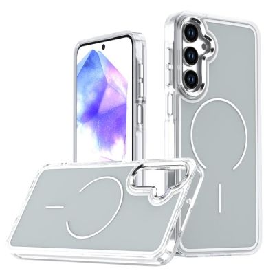 Силиконов Кейс  Bright  за Samsung Galaxy A17 4G / 5G - сив