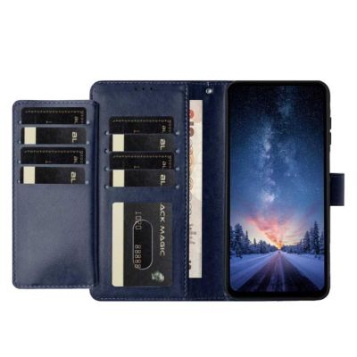 Калъф Тип Тефтер Lambskin За Samsung Galaxy A17 4G / 5G - тъмносин