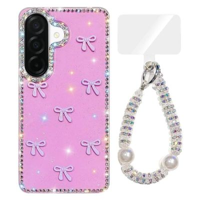 Силиконов Кейс Sparkling за Samsung Galaxy A17 4G / 5G - блестящо светло лилаво