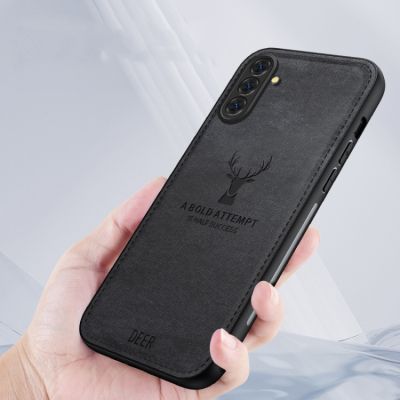 Силиконов Кейс Deer за Samsung Galaxy A36 - черен