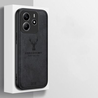 Силиконов Кейс Deer за Xiaomi Redmi Note 14 5G - черен