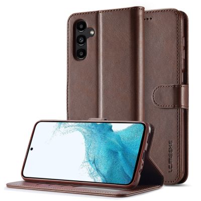 LC.IMEEKE Калъф Тип Тефтер За Samsung Galaxy  A05s - кафяв 