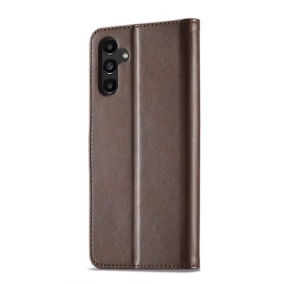 LC.IMEEKE Калъф Тип Тефтер За Samsung Galaxy  A05s - кафяв 