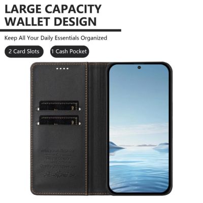 Калъф Тип Тефтер Butterfly За Samsung Galaxy A57 5G - черен