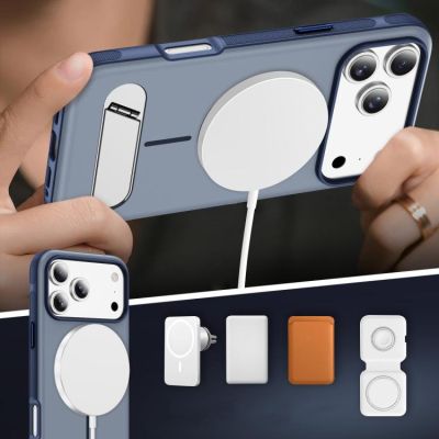 Силиконов Кейс Imitation за iPhone 17 Pro Max - син