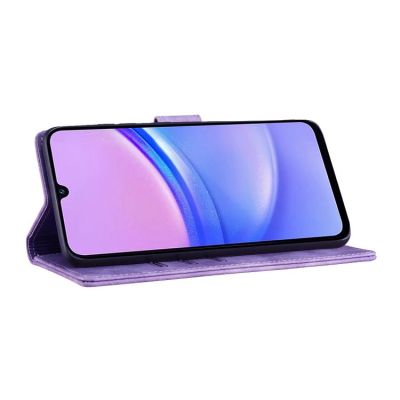 Калъф Тип Тефтер Heart За Samsung Galaxy A37 5G - лилав