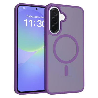 Кейс Magnetic Skin Feel за Samsung Galaxy A37 5G - лилав