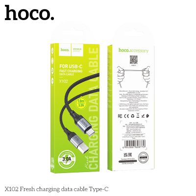 HOCO Кабел USB  към Type-C „ X102 Fresh  (1M) - Черен