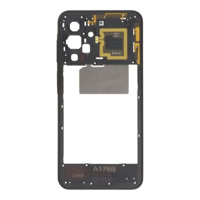 Средна рамка за Samsung Galaxy A17 5G / A176, SM-A176B / black, черен / ORG /