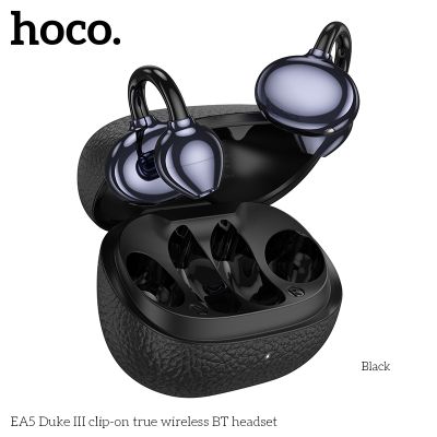 Hoco EA5 DUKE III Безжични слушалки с отворен ухо, Bluetooth - Черни