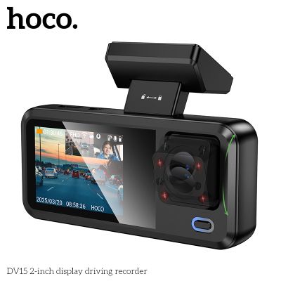 Видеорегистратор за шофиране Hoco DV15 , Wi-Fi и Задна Камера