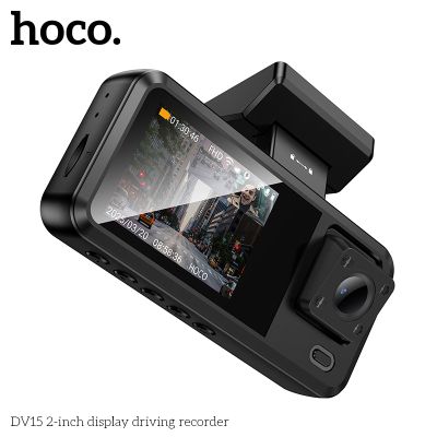 Видеорегистратор за шофиране Hoco DV15 , Wi-Fi и Задна Камера