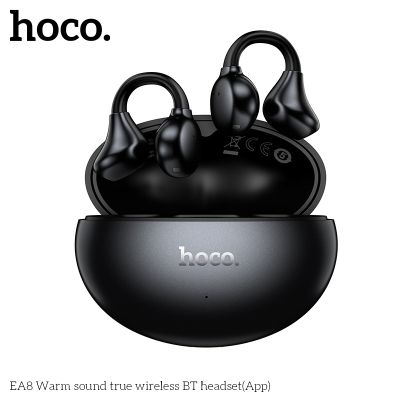Hoco TWS EA8 Безжични слушалки с отворен ухо, Bluetooth - Черни