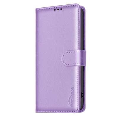 Leather Калъф Тип Тефтер За Redmi 15C 5G / 4G EU 173mm / Poco C85 5G - светло лилав