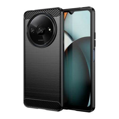 Силиконов Кейс CARBON за Xiaomi Redmi A3 - черен