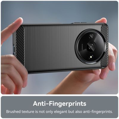 Силиконов Кейс CARBON за Xiaomi Redmi A3 - черен