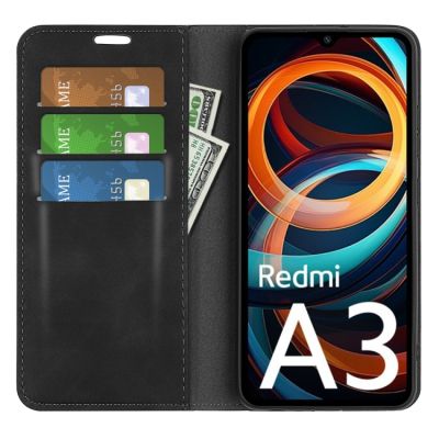 Retro-skin Калъф Тип Тефтер За Xiaomi Redmi A3 - черен