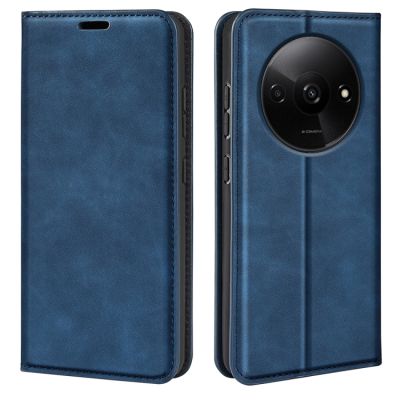 Retro-skin Калъф Тип Тефтер За Xiaomi Redmi A3 - тъмно син