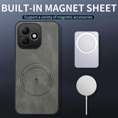 Кейс WANLONFENG за Honor 600 Lite - син