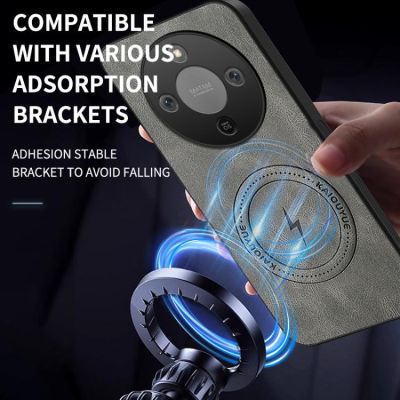Кейс WANLONFENG за Honor Magic 8 Lite 5G / X9d 5G - черен