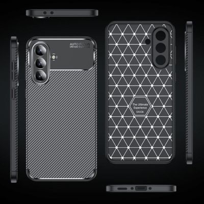 Силиконов Кейс CARBON за Samsung Galaxy A37 5G - черен