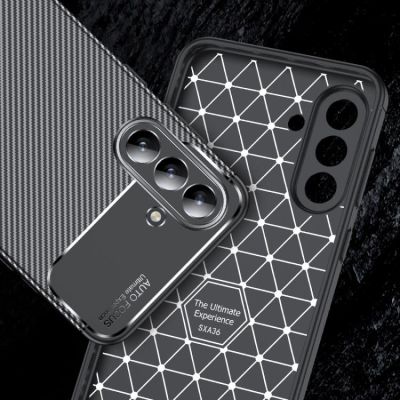 Силиконов Кейс CARBON за Samsung Galaxy A37 5G - черен