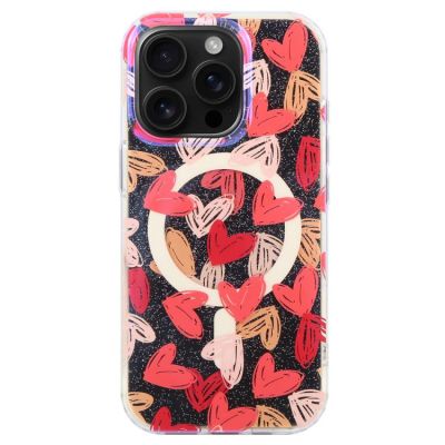 Силиконов Кейс Jungle за iPhone 15 Pro Max - Love
