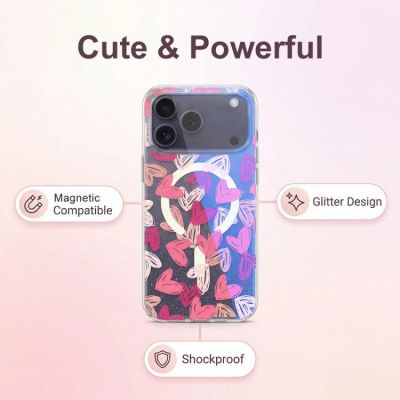 Силиконов Кейс Jungle за iPhone 16 Pro - Love