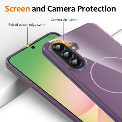 Кейс Glossy за Samsung Galaxy A55 5G - лилав